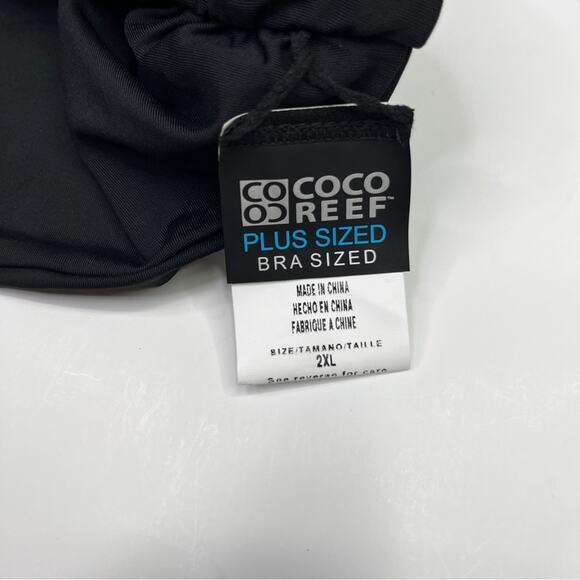 Coco Reef Classic Solids Impulse Rollover Bikini bottoms black -2XL - Picture 12 of 12